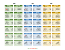 2021 and 2022 Calendar | Calendar Quickly