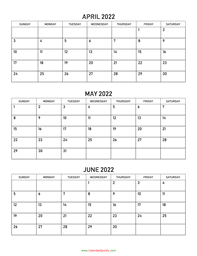 July to September 2022 Calendar | Calendar Quickly