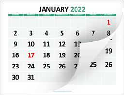 large printable 2022 calendar