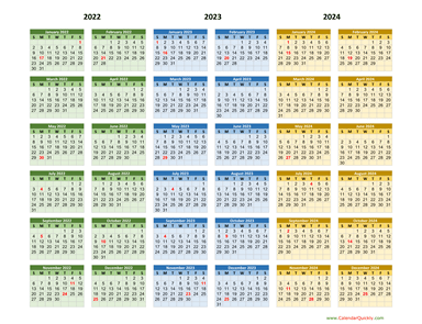 2022 2023 2024 calendar calendar quickly