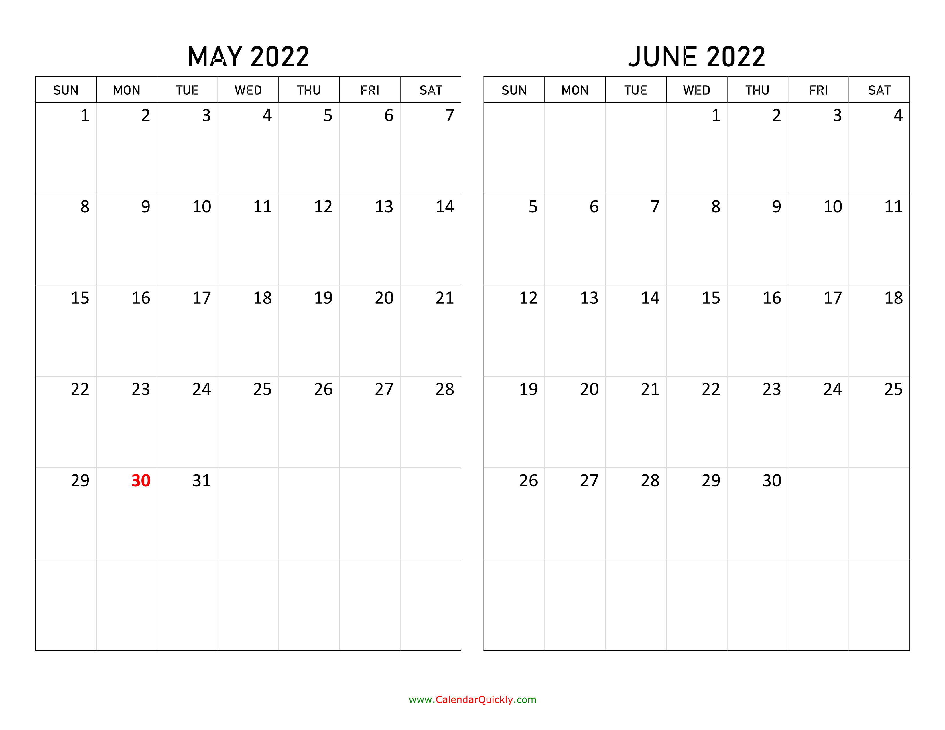 Printable Calendar April May June 2022 Printable Word Searches