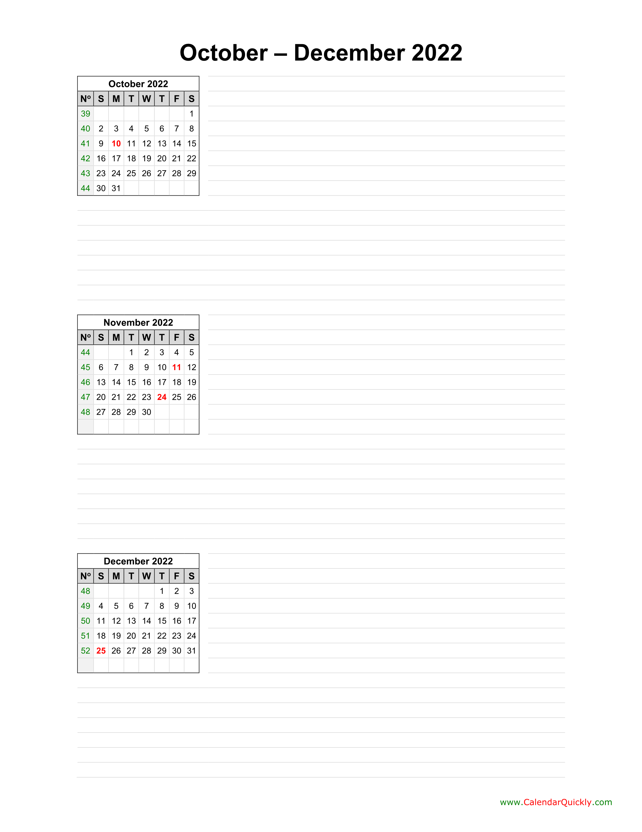 October To December 2022 Calendar Calendar Quickly October To December 2022 Calendar Calendar Quickly