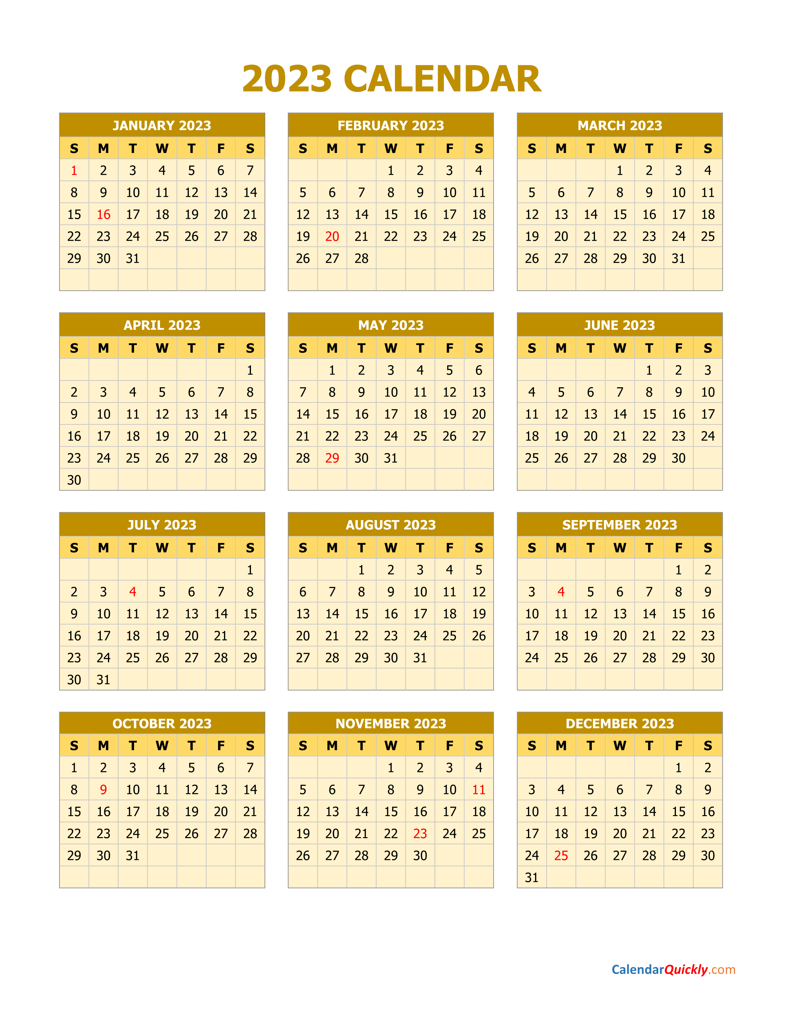 Vertical Monthly Calendar Printable 2023 Get Your Hands on Amazing