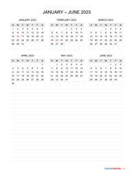 July to December 2023 Calendar Vertical | Calendar Quickly