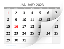 monthly calendar 2023 with holidays calendar quickly