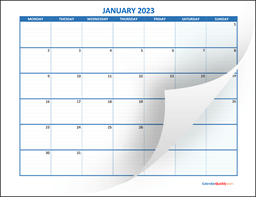 Monthly 2023 Calendars | Calendar Quickly