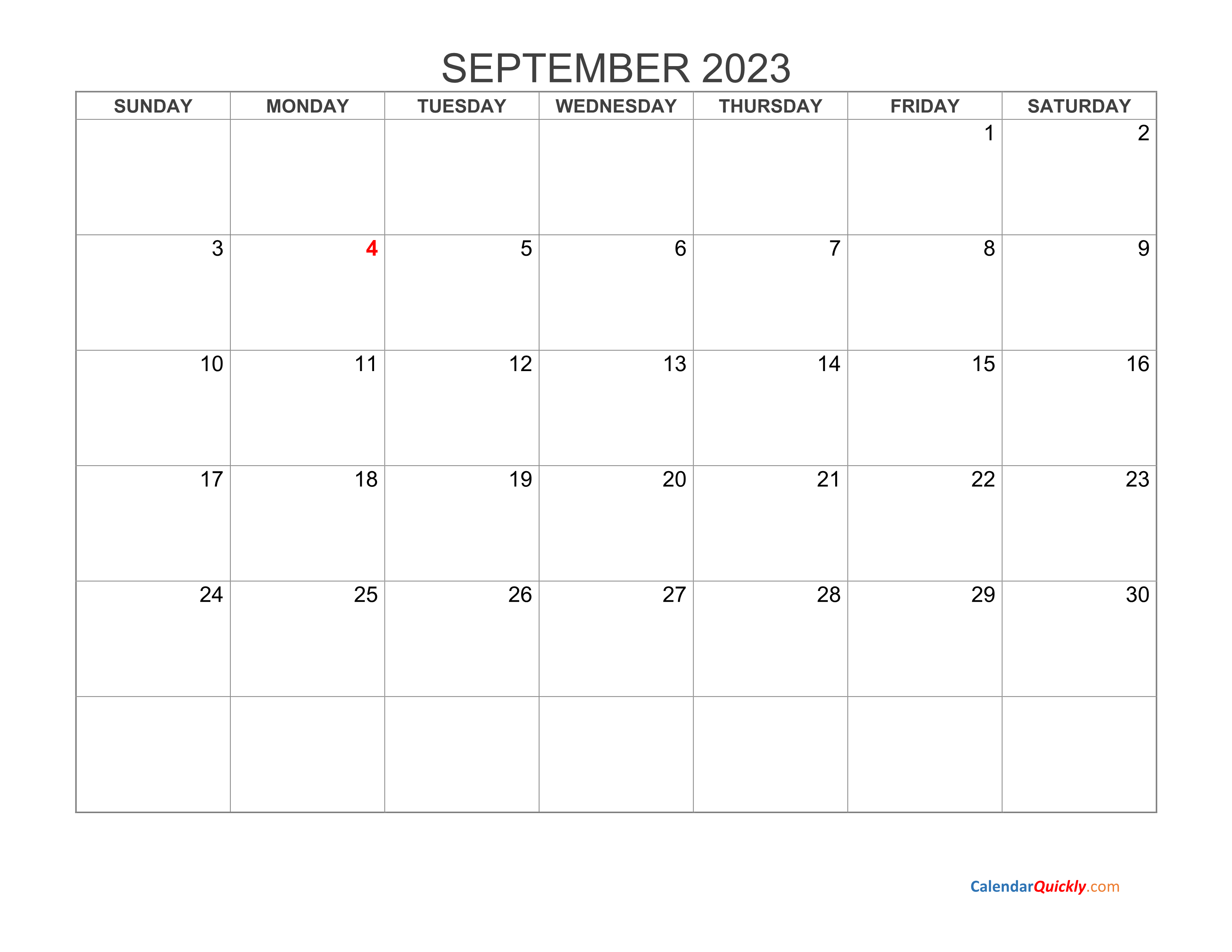 September Calendar 2023 Printable Calendar Quickly Images And Photos 