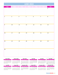 june calendar 2024 vertical