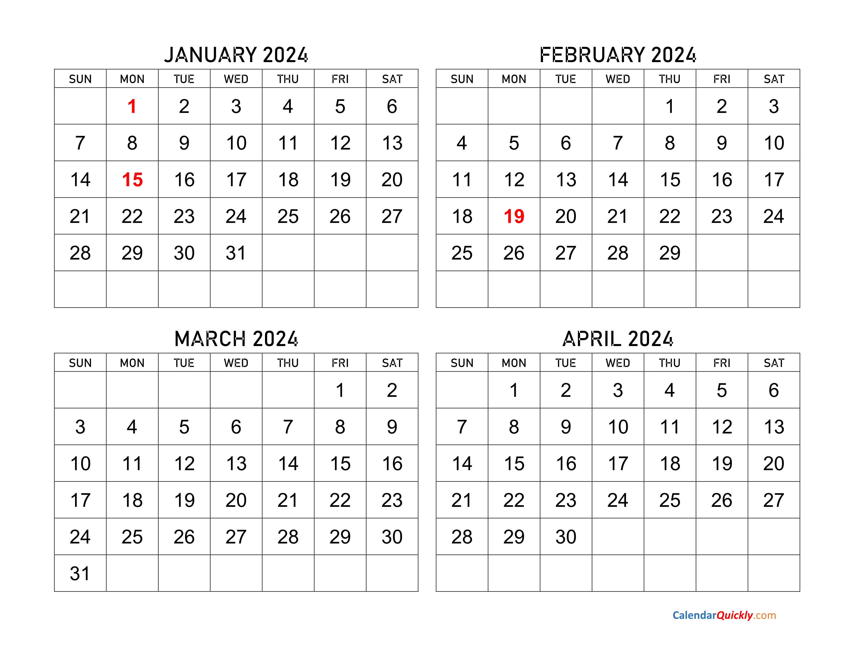 February March April May 2024 Calendar Mimi Susann
