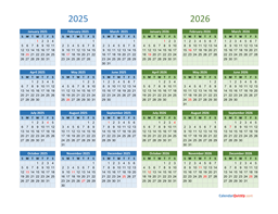 2025 2026 calendar