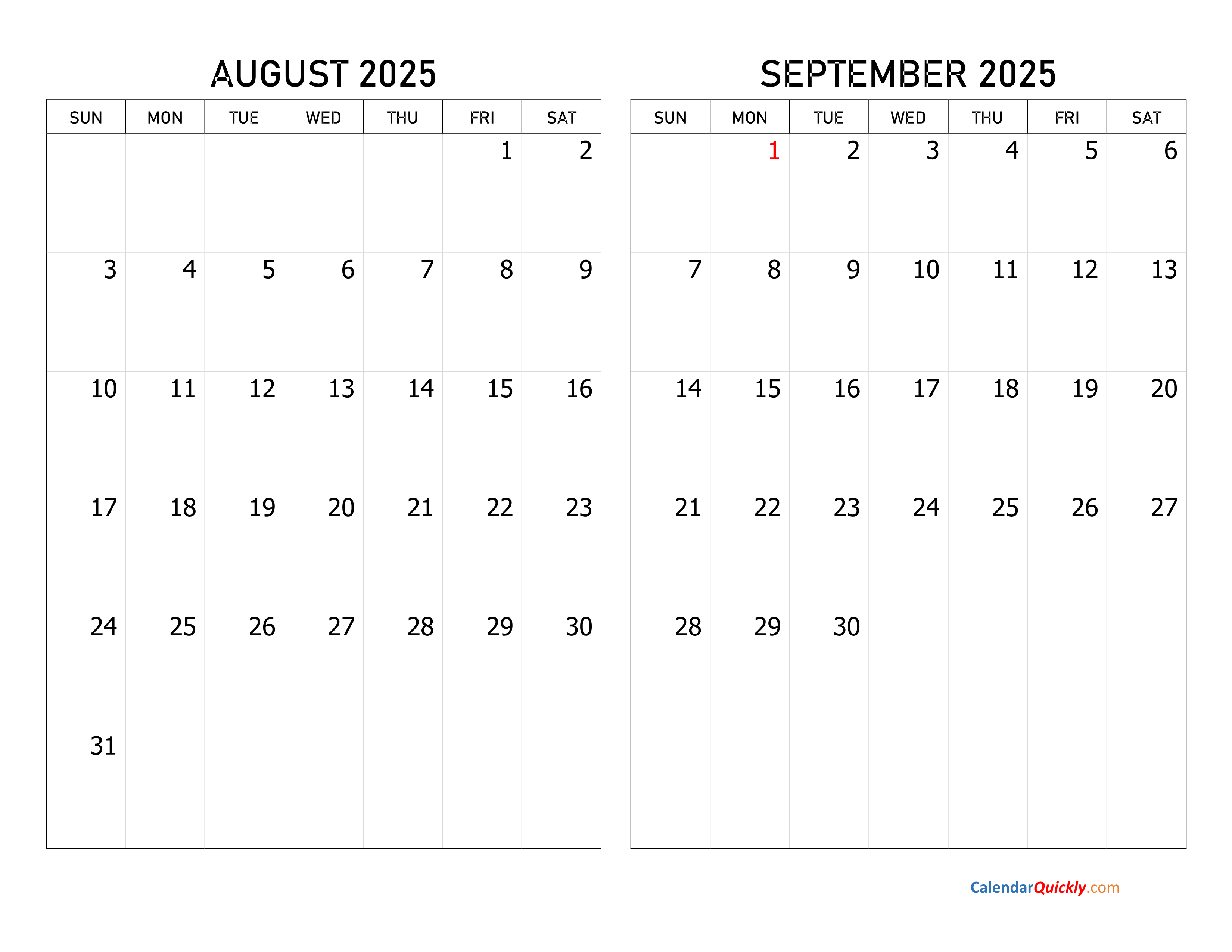 collection of september 2025 photo calendars with image filters