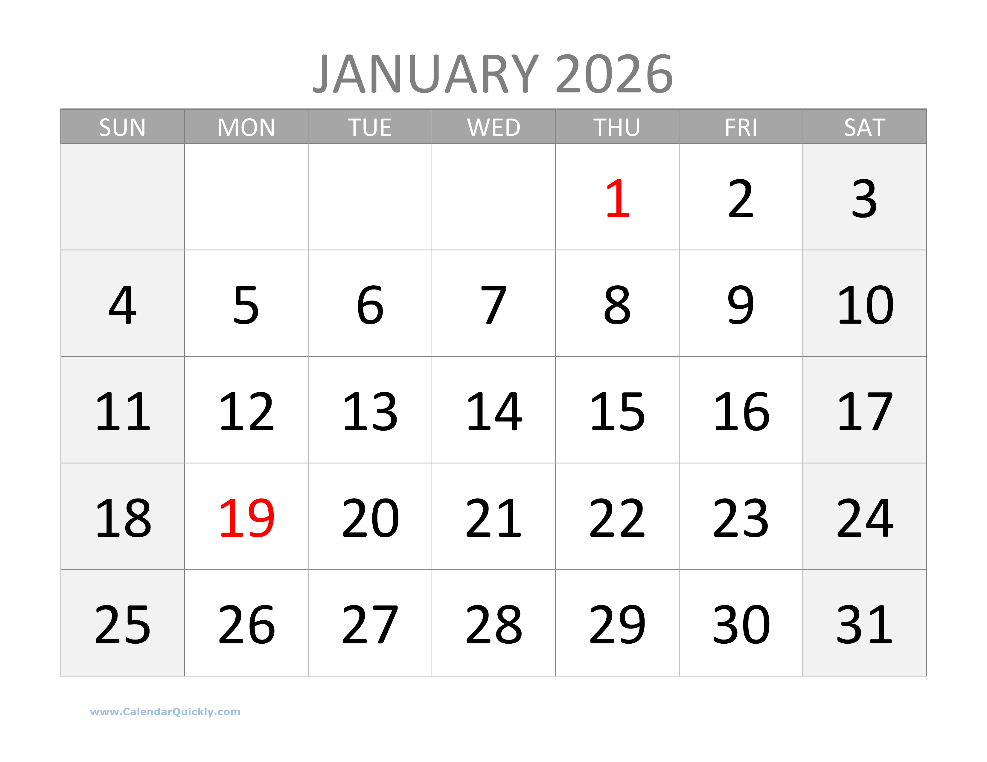 Print A Calendar 2026 Printable Your Guide To Staying Organized 